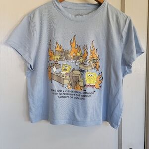 SpongeBob SquarePants Sky Blue Tee XXL